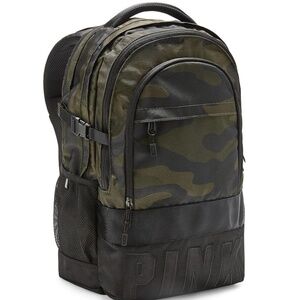 🔥Last One🔥 NWT Rare! Pink Victoria Secret: Camo Colligiate Backpack